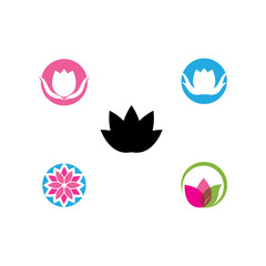 Beauty Vector lotus icon