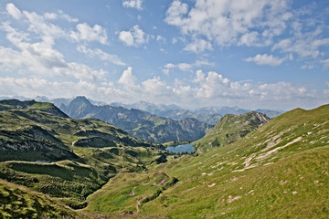 Fototapeta na wymiar tyrol allgäu mountain oberstorf