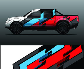 truck decal graphic wrap vector, abstract background