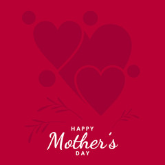 HAPPY MOTHER'S DAY. HAPPY WOMEN DAY ABSTRACT BACKGROUND VECTOR