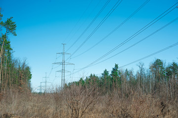 View of the High Voltage Post