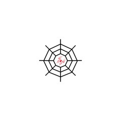 Spider Logo Template vector symbol