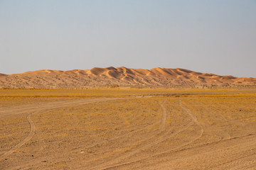 Rub al Khali the empty quarter between Oman and Saudi Arabia near Salalah