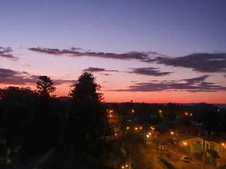 Obraz premium Pôr do Sol urbano