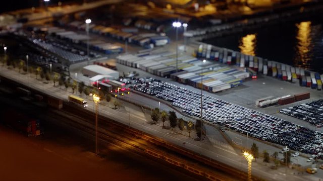 Puerto recarga en zona industrial en Barcelona