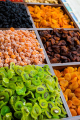 Candied fruits in Side, Turkey
