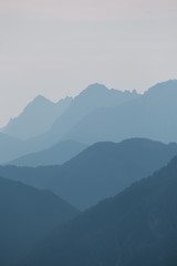 Mountain range in the Italian Dolomites