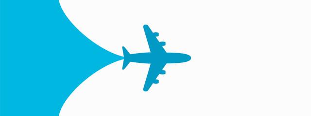 Plane opening background design. Vector illustration