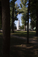 Bell tower of the Cathedral in Chisinau.