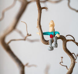 Character on branch