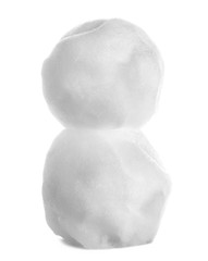 Snowman isolated on white background