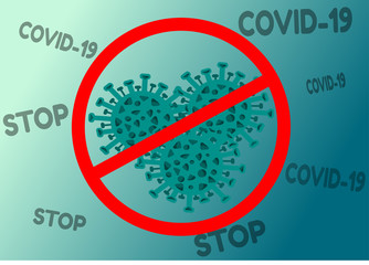 Covid-19 virus backgroud and vector