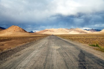 Pamir highway or pamirskij trakt.