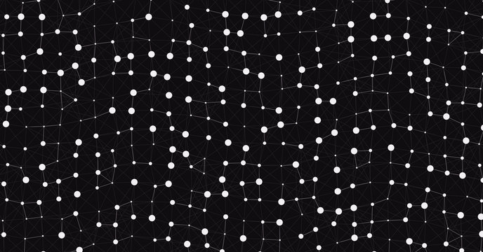 Network Mesh Computation Art background illustration