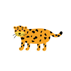 Cute vector leopard