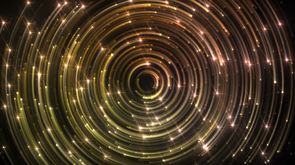 illumination neon space star particle flash light 3D illustration abstract background