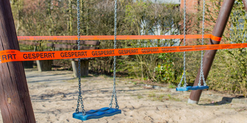Kinderspielplatz gesperrt wegen dem Corona Virus