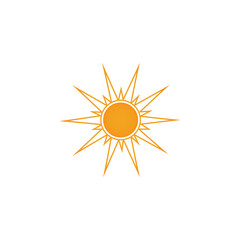 Sun Vector illustration Icon