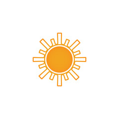 Sun Vector illustration Icon