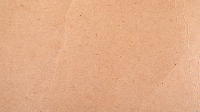 Brown cardboard sheet of paper background. Free space for text, business and advertising