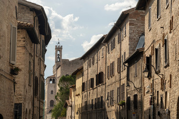 Gubbio, historic city in Umbria, Italy