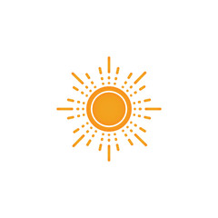 Sun Vector illustration Icon