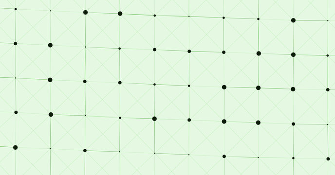 Network Mesh Computation Art background illustration