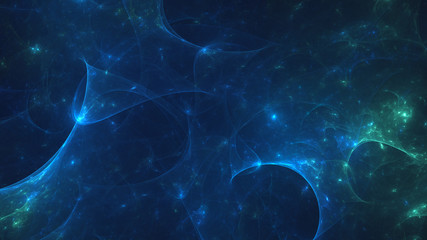 3D rendering abstract colorful fractal light background