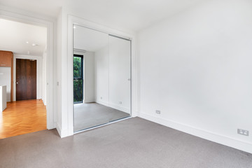 Empty and unfurnished brand new apartment