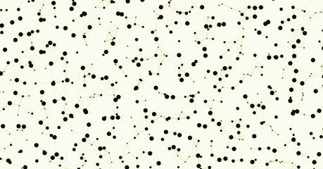 Fototapeta premium Network Mesh Computation Art background illustration