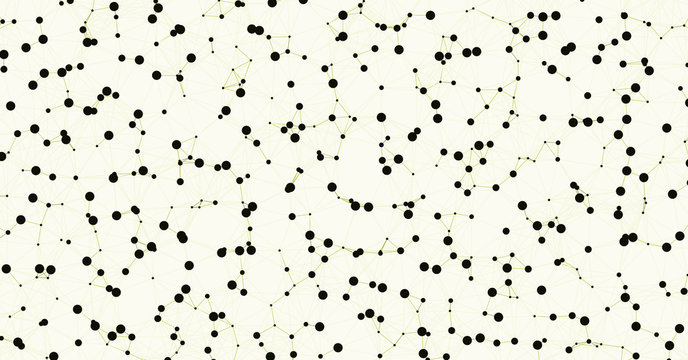 Network Mesh Computation Art background illustration