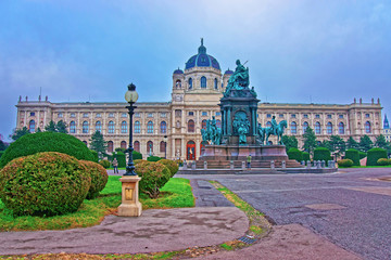 Fototapeta premium Maria Theresa Statue in Vienna Museum of Natural History