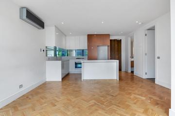 Empty and unfurnished brand new apartment