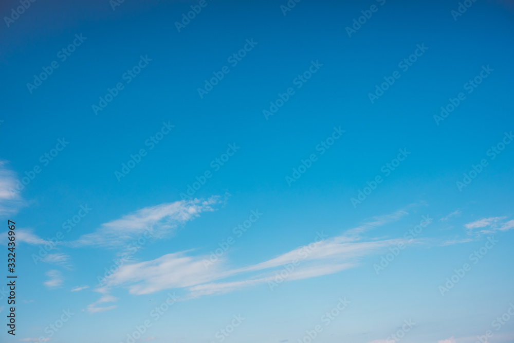 Wall mural Blue sky with a gradient