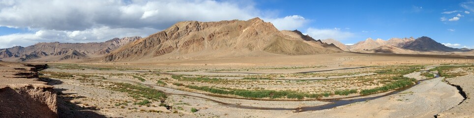 Pamir mountains Landscape around Pamir highway