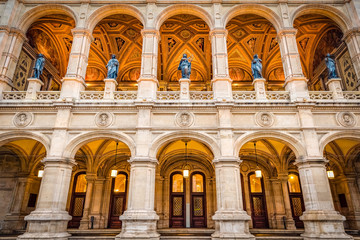 Fototapeta premium The Vienna State Opera in Austria.