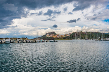 Castelsardo, in the northwest of Sardinia island, Italy.