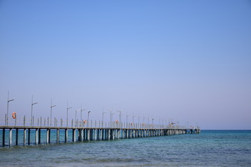 Obraz premium Sun set on the beach in Egypt north coast / dahab / hurgada / sharm el sheikh / taba / alexandria - best place for vacation - holiday relaxation beach sand inspiration happiness tanning sunny 