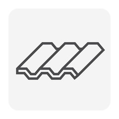 Fototapeta premium roofing material icon
