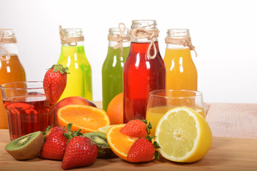 healthy juices from fresh fruit
