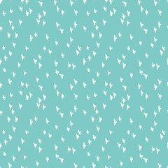 Birds Silhouettes Vector Seamless Pattern. Flying Pigeons background