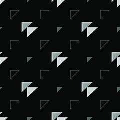 gray arrows pointing up on a black background