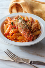 Gluten Free Penne Sausage