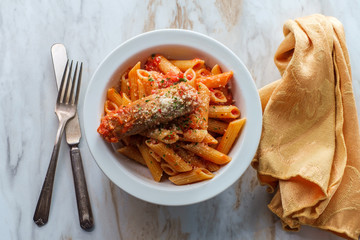 Gluten Free Penne Sausage