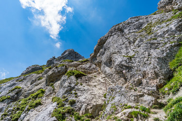 Hiking and climbing in the Tannheimer Tal