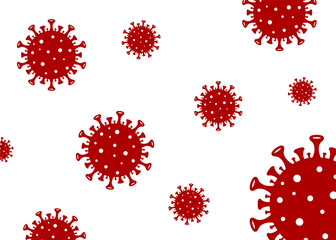 Coronavirus covid-19 background vector