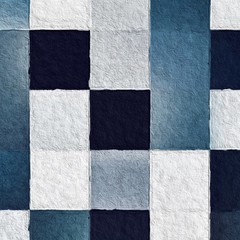 Fototapeta premium Abstract mosaic of pastel colored squares. geometric colorful pattern. Picture for creative wallpaper or design art work.