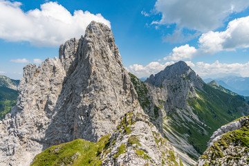 Hiking and climbing in the Tannheimer Tal