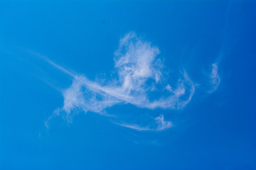 blue sky with cloud beauty in Thailand