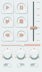 Mp3 Player Control Elements 